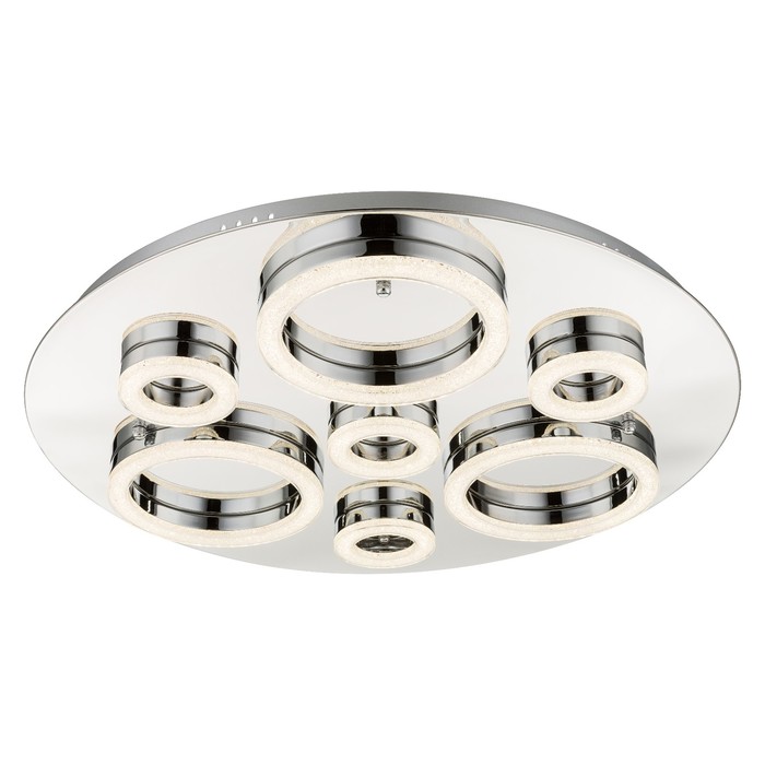 Люстра потолочная SPIKUR 1x66Вт LED хром 75x75x6,8см