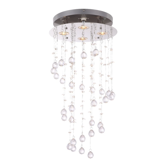 Люстра потолочная ST. TROPEZ 4x5Вт GU10 LED хром 32x32x65см