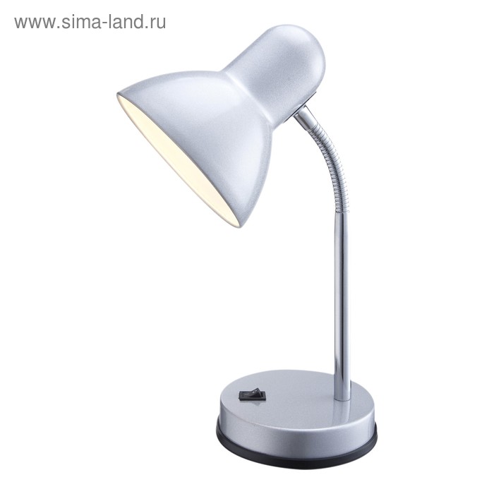 Настольная лампа BASIC 1x40Вт E27 серый 13x13x33см