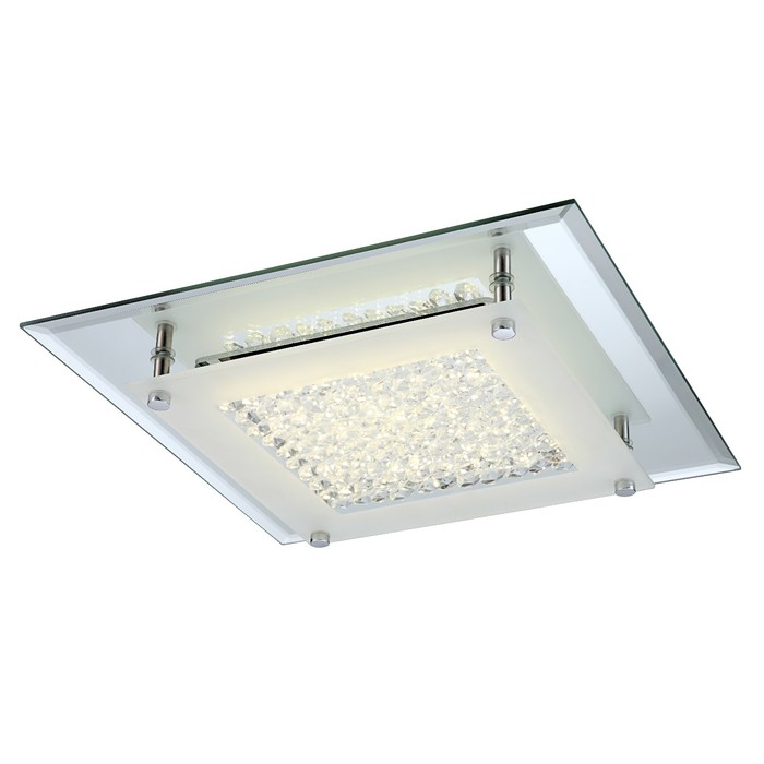 Люстра потолочная LIANA 1x12Вт LED хром 28x28x6см