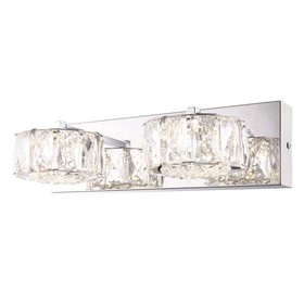 

Бра AMUR 2x8Вт LED хром 17x35x10см