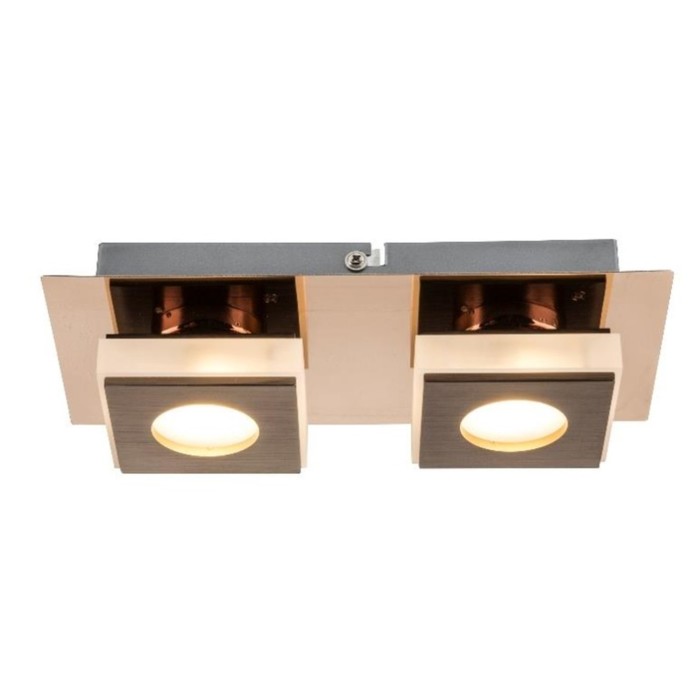 Люстра потолочная CAYMAN I 2x5Вт LED бронза 23x11,5x6см