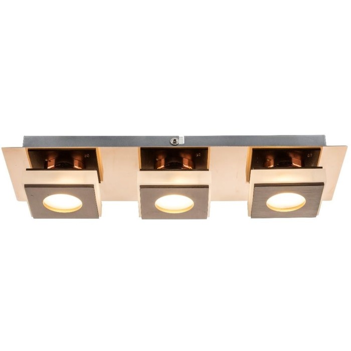 Люстра потолочная CAYMAN I 3x5Вт LED бронза 34,5x11,5x6см