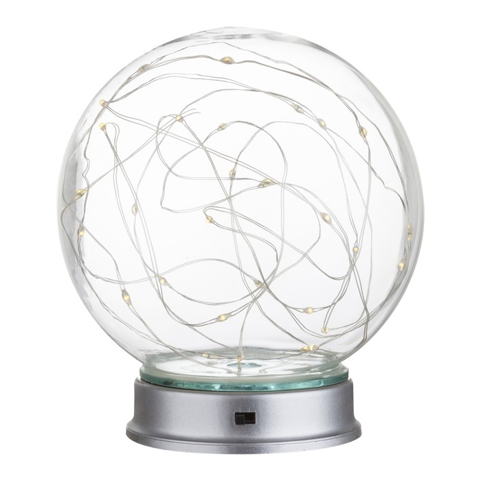 Настольная лампа COSILA 30x0,03Вт LED серебро 13x13x15см