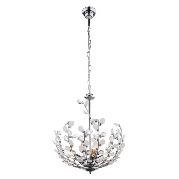 Люстра подвесная GONZALO 3x40Вт E14 хром 37x37x125см