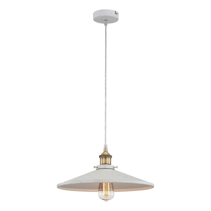 Люстра подвес LICATA 1x60Вт E27 белый 36x36x120см