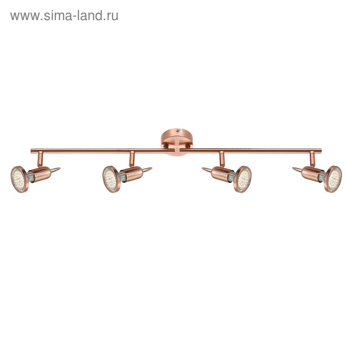 

Спот ANNE 4x3Вт GU10 LED медь 70x13см