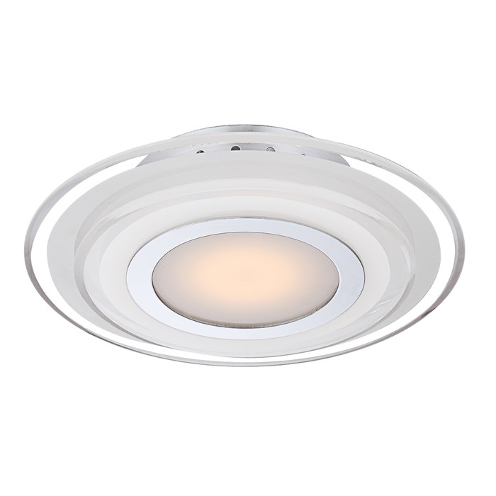 Светильник AMOS 1x9Вт LED хром 32x32x6,5см