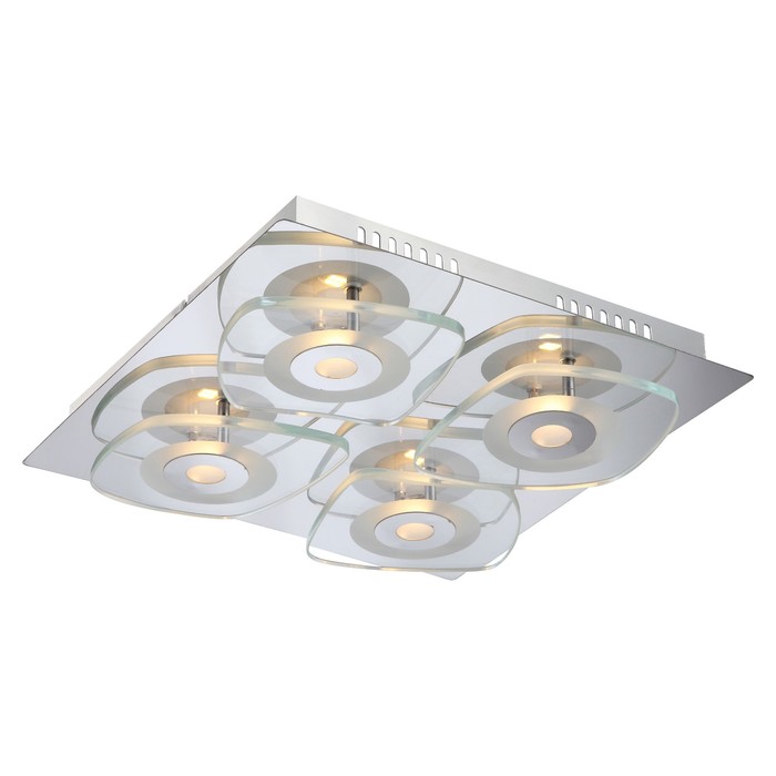 Светильник ZARIMA 4x4,5Вт LED хром 31x31x6,5см