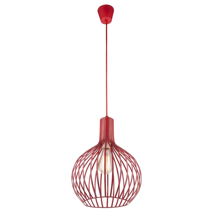 Люстра подвес KILIAN 1x60Вт E27 красный 29,5x150см