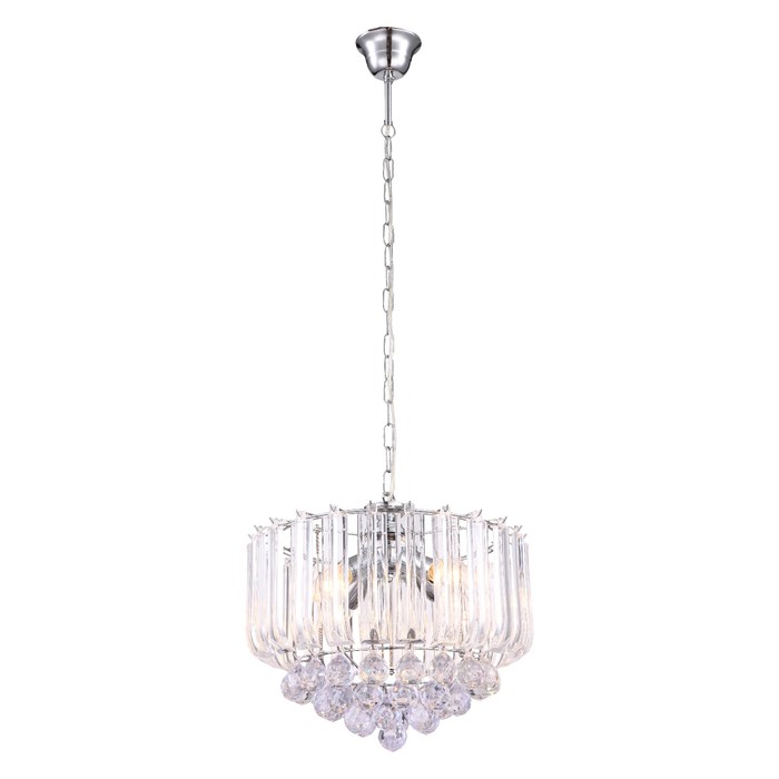 Светильник MINNESOTA 4x40Вт E14 хром 35x35x90см