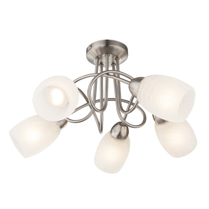 Люстра потолочная MITIS 5x40Вт E14 хром 47x47x24,5см