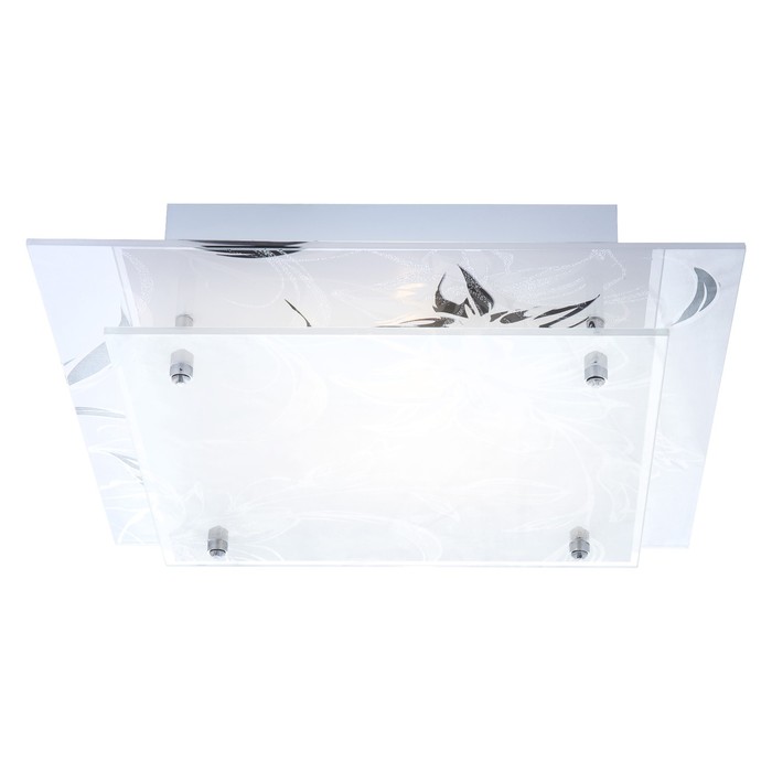 Светильник CHARMANT 1x60Вт E27 хром 24x24x9,5см