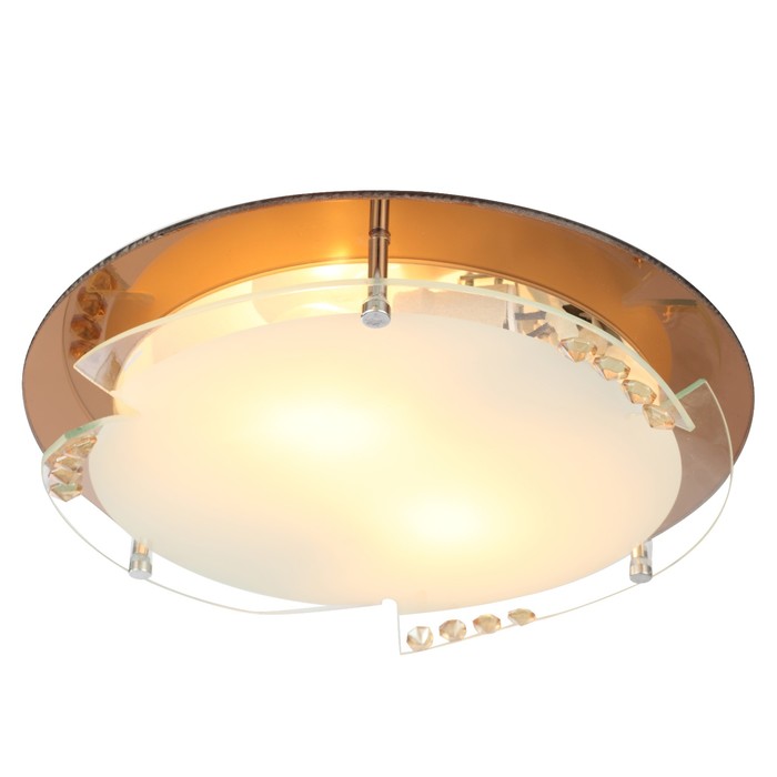 Светильник ARMENA 2x60Вт E27 ILLU хром 32x32x10см