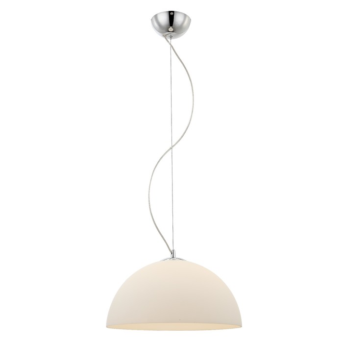 Люстра подвес EARTH I 1x60Вт E27 хром 37x37x127см