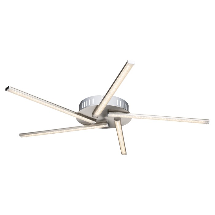 Люстра потолочная SARKA 1x17Вт LED хром 60x60x4,3см