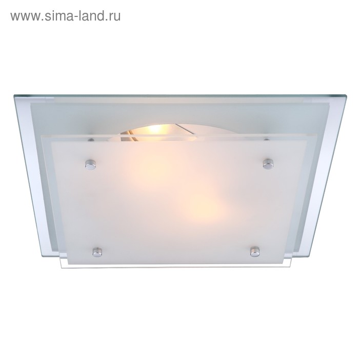 Светильник INDI 2x60Вт E27 ILLU хром 335x335x85см 3489₽