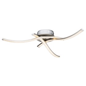 

Люстра потолочная JORNE 1x12Вт LED хром 50,5x50,5x7,8см