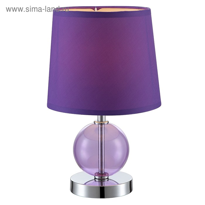 Настольная лампа VOLCANO 1x40Вт E14 фиолетовый 18x18x30см