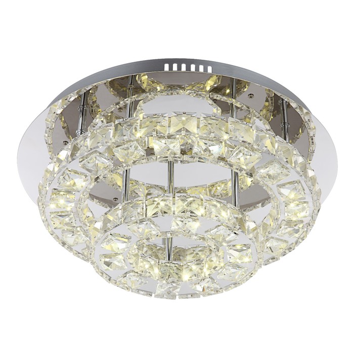 Люстра потолочная CALISA 1x27Вт LED хром 42x42x17,5см