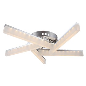

Люстра потолочная VARAZZE 5x5Вт LED хром 62x62x11см
