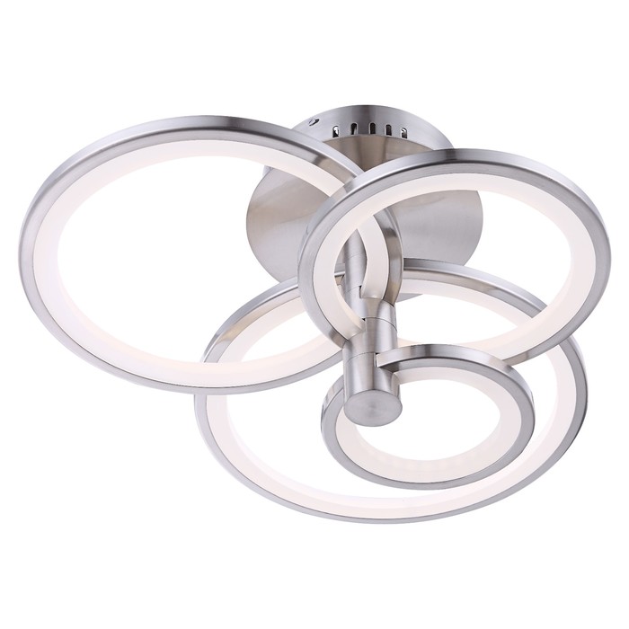 Люстра потолочная CRINGLE 1x60Вт LED матовый никель 70x29см