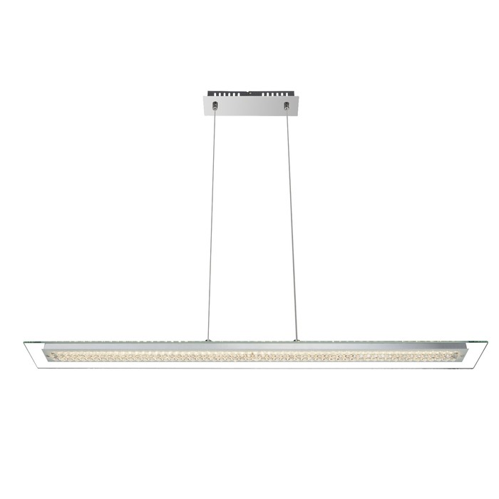 Люстра подвес PALMA I 1x18Вт LED хром 91x12x120см