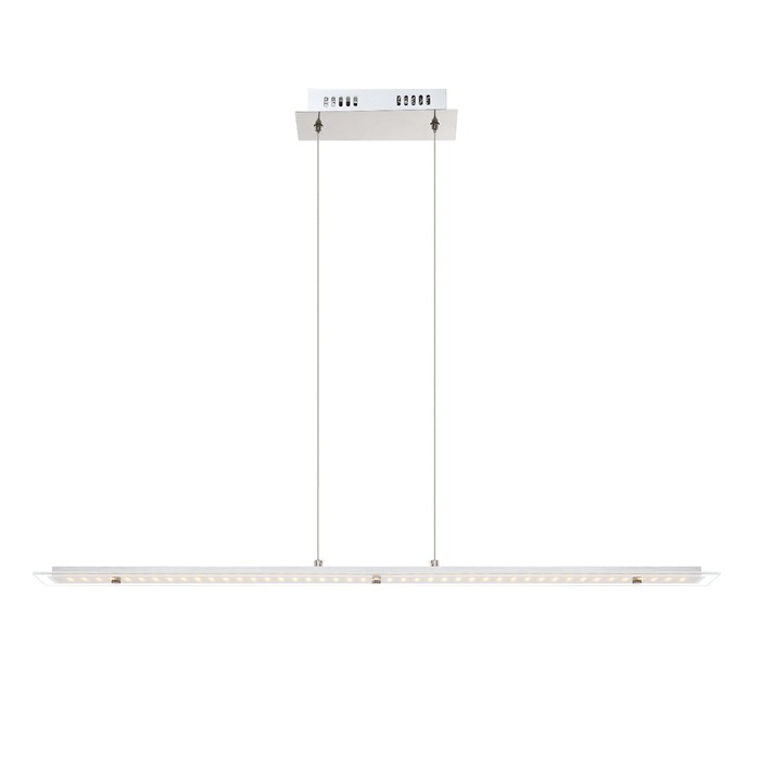 Люстра подвес LIGURIA 1x18Вт LED матовый никель 90x10x128см