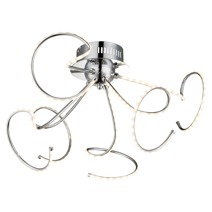 Люстра потолочная REBEL 1x21Вт LED хром 46x46x31см