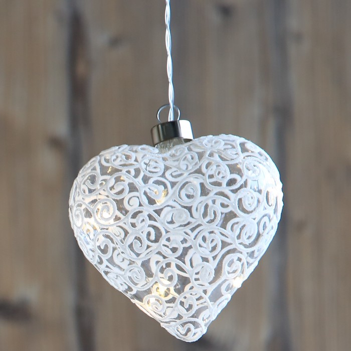 Люстра подвес KRETA 6x0,04Вт LED белый 12x12см