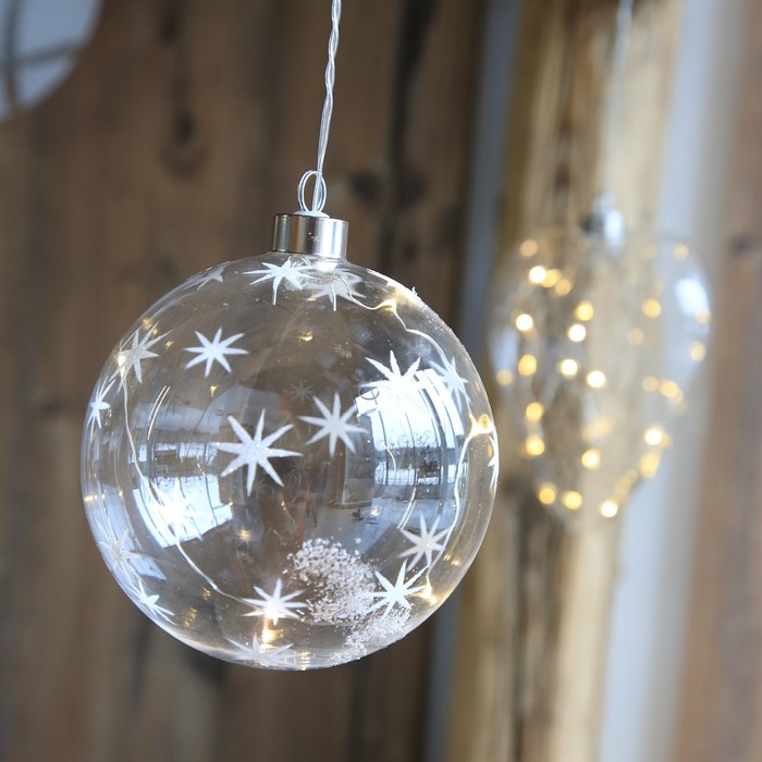 Люстра подвес KRETA 6x0,04Вт LED прозрачный 12x12см