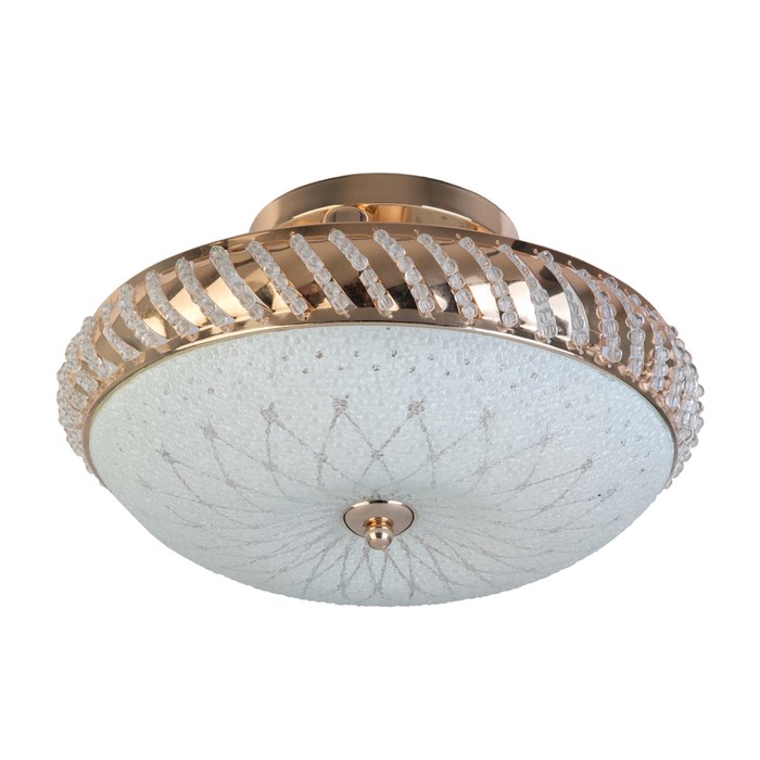 Светильник Loreen 3x40Вт E14 золотой 33x33x19см