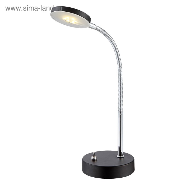 Настольная лампа DENIZ 1x5Вт LED черный 20x11x30см