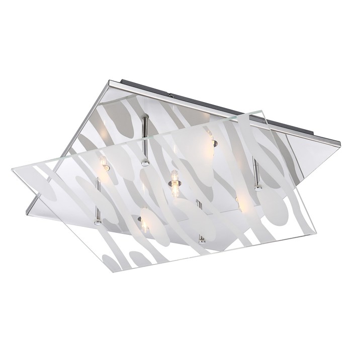 Светильник CARAT 5x33Вт G9 хром 49,5x49,5x9,5см