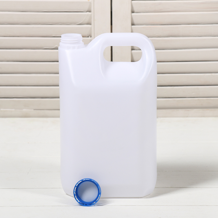 Канистра пищевая, 4.5 л, с ручкой, белая