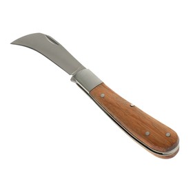 

Нож садовый, складной, длина 16,5 см, лезвие 7 см, пластиковая ручка