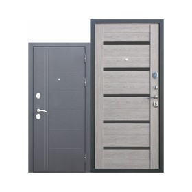 

Дверь входная Троя Серебро 10 см Дымчатый дуб 2050x960 (правая)