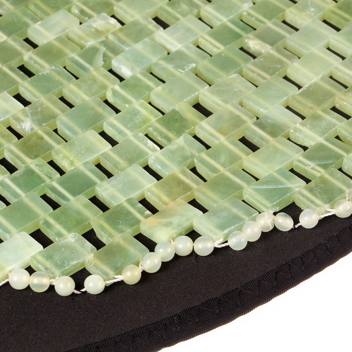 Пояс массажный, чёрный, нефрит