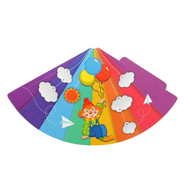 Колпак "Праздничный" клоун, воздушные шары