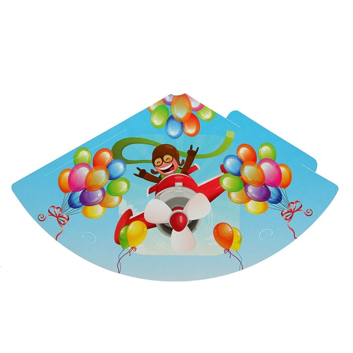 Колпак "С Днем Рождения!" летчик, воздушные шары
