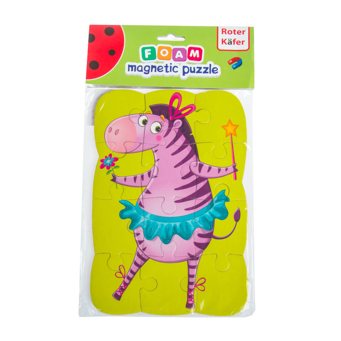 Пазлы на магните «Зебра»