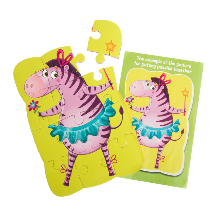 Пазлы на магните «Зебра»