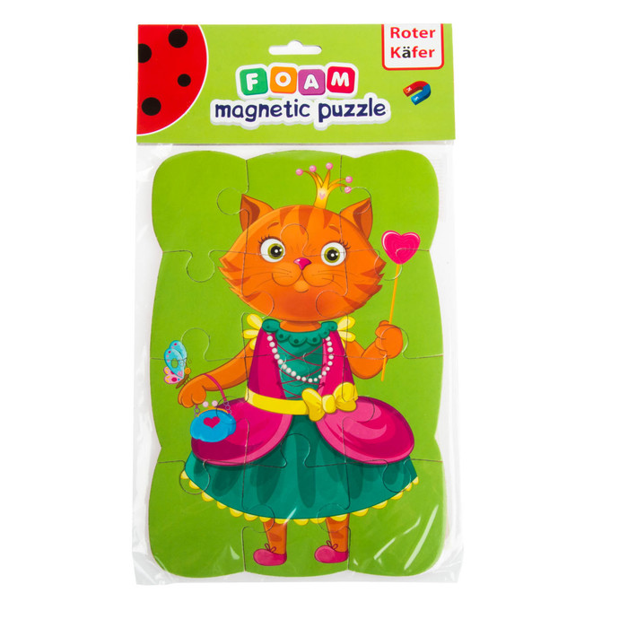 Пазлы на магните «Кошечка»