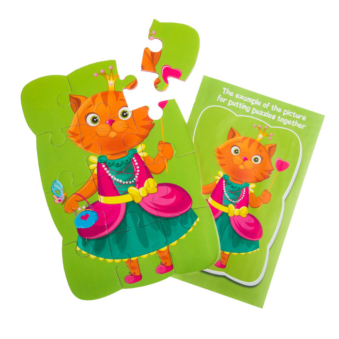 Пазлы на магните «Кошечка»