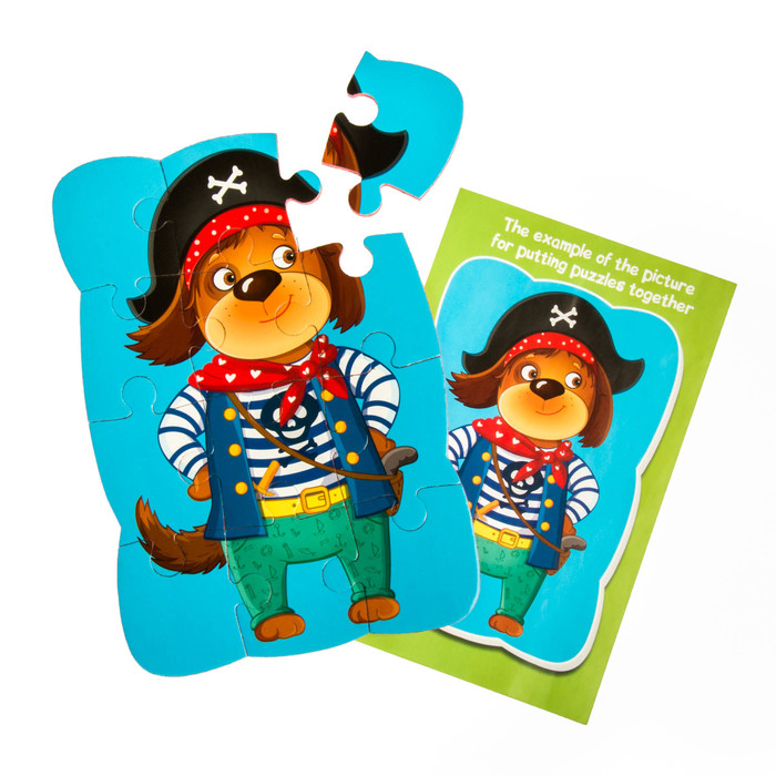 Пазлы на магните «Собака»