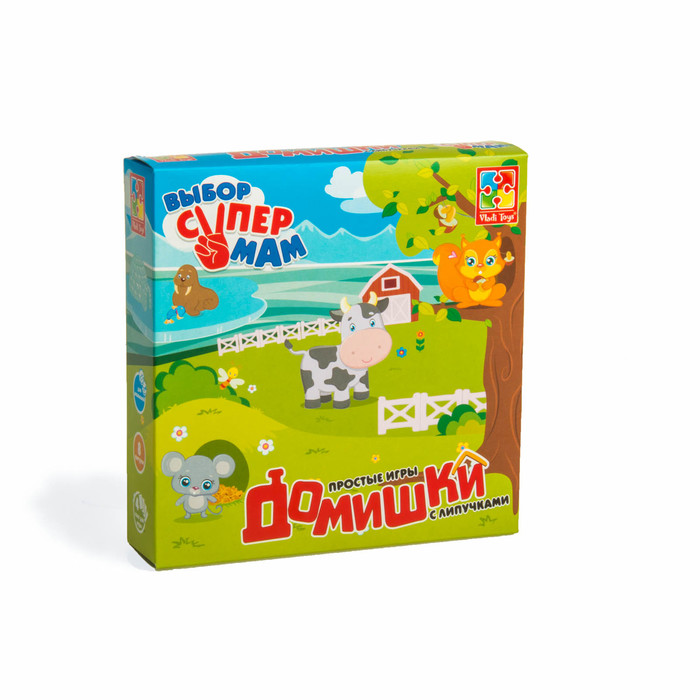 Обучающая игра с липучками "Домишки"