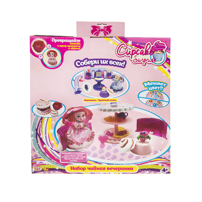 Набор "Чайная вечеринка с куклой", "Капкейк с питомцем", МИКС