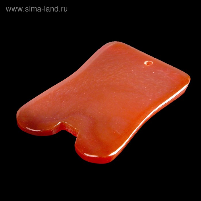 Пластина - скребок для массажа Гуаша сердолик 41300₽