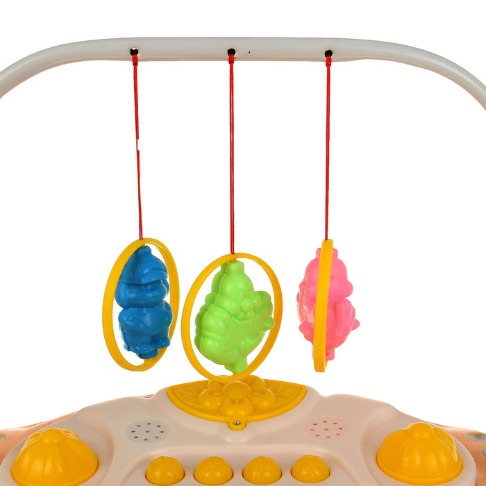 Ходунки «Подвески», звуковые эффекты, цвет бежевый