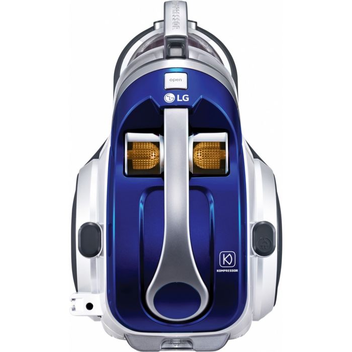Пылесос LG VK89601HQ, 2000 Вт, мощность всасывания 420 Вт, 1.2 л, синий/серебристый